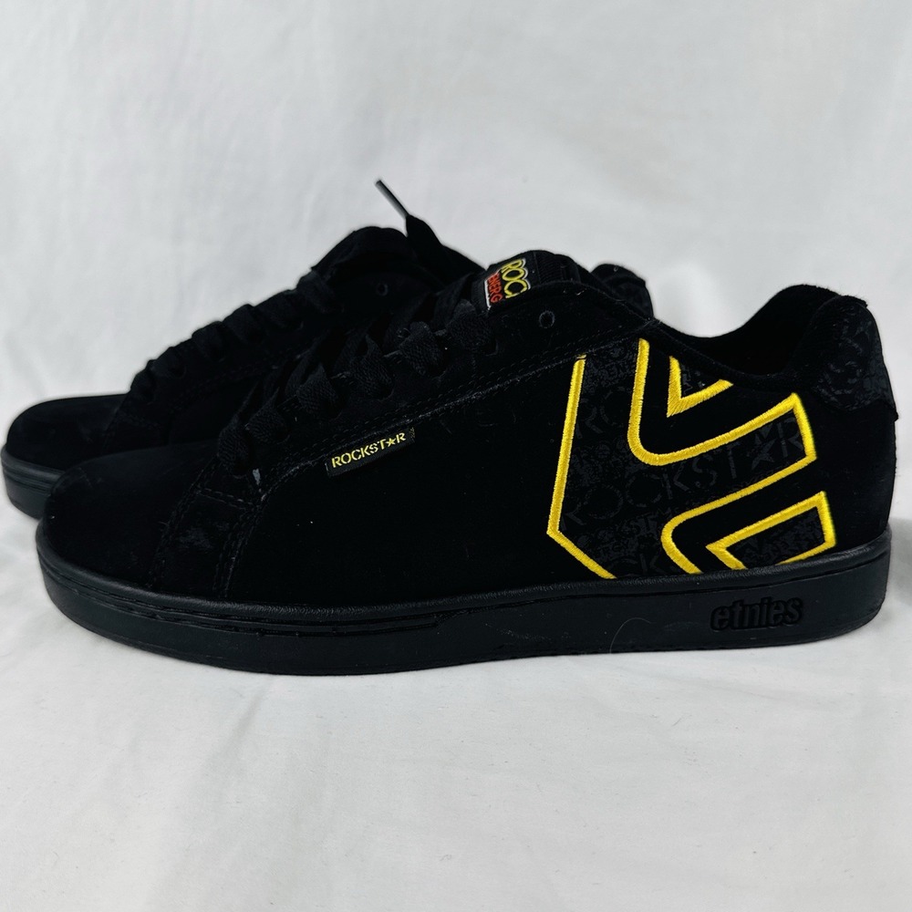 Etnies Rockstar Energy Bounty Fader Vulc Retro Skate Shoe Sneaker Y2K Size 9.5